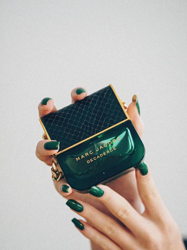 Marc Jacobs Decadence perfume bottle by Laura Chouette